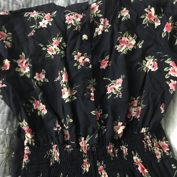 Vintage long floral dress - Picture 3 of 3